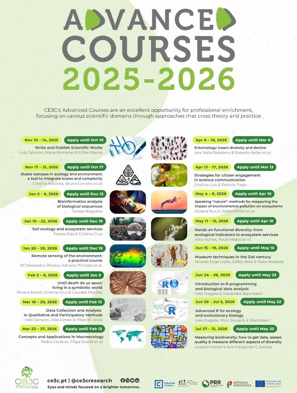 Poster Advanced courses 2025-2026
